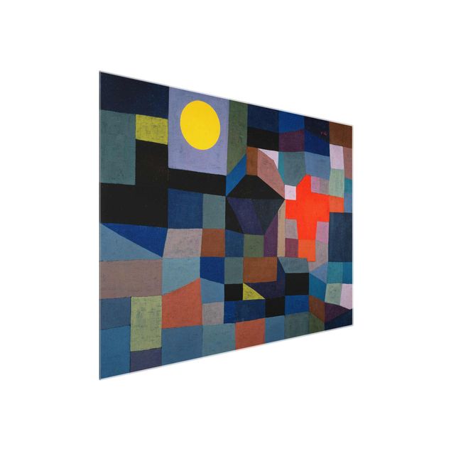 Quadros famosos Paul Klee - Fire At Full Moon