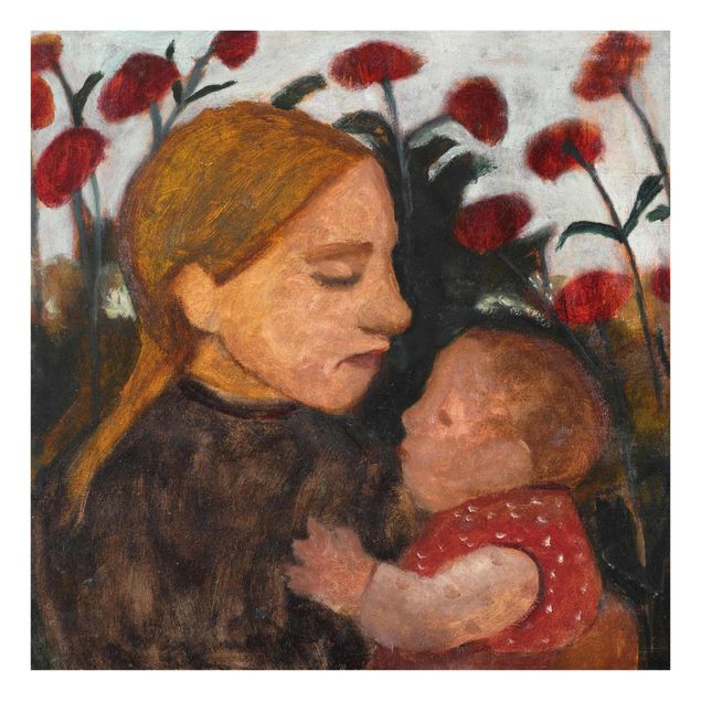 Quadros retratos Paula Modersohn-Becker - Girl with Child
