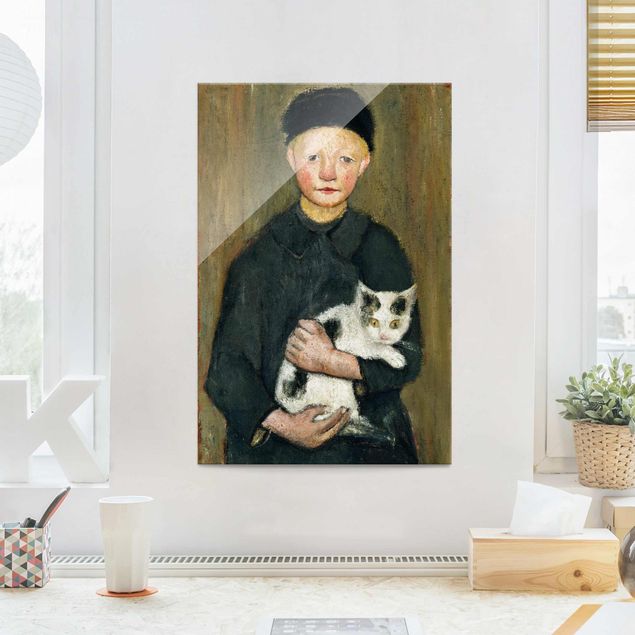 decoraçao cozinha Paula Modersohn-Becker - Boy with Cat