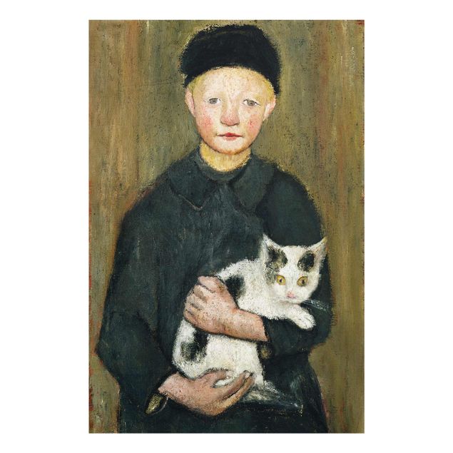 Quadros famosos Paula Modersohn-Becker - Boy with Cat