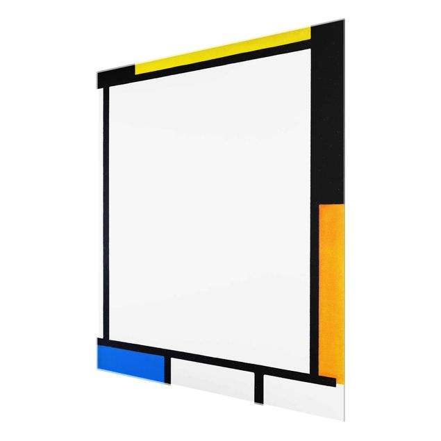 Quadros abstratos Piet Mondrian - Composition II