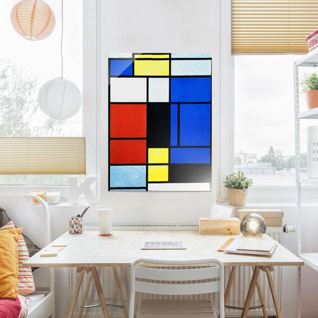 Quadros por movimento artístico Piet Mondrian - Tableau No. 1