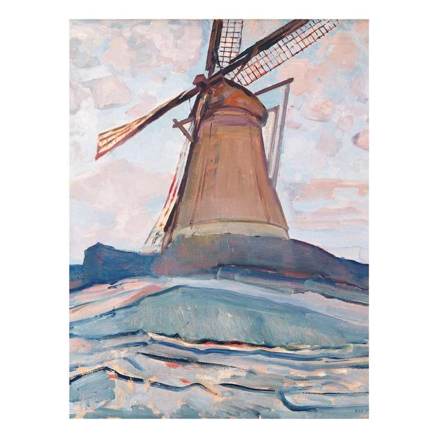 Quadros famosos Piet Mondrian - Windmill