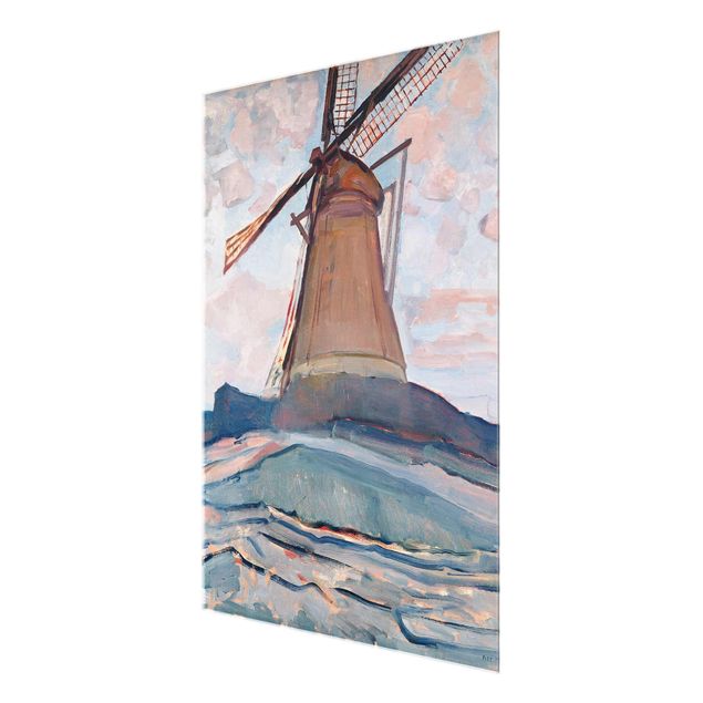 Quadros abstratos Piet Mondrian - Windmill