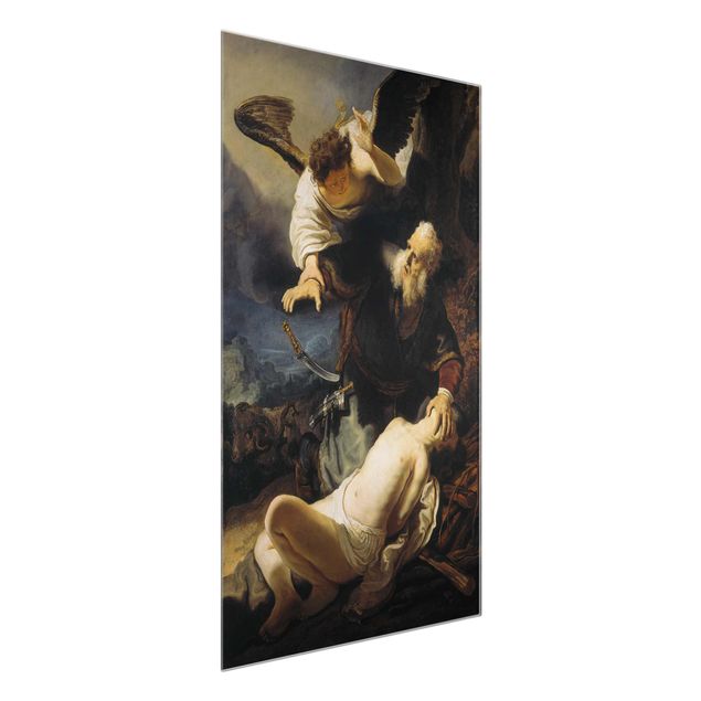 quadro barroco Rembrandt van Rijn - The Angel prevents the Sacrifice of Isaac