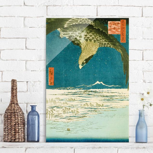 decoraçao cozinha Utagawa Hiroshige - The Plain near Fukagawa Susaki