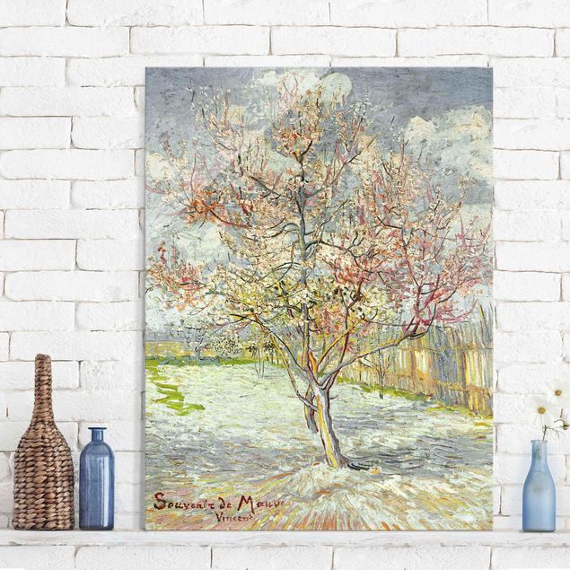 decoraçao cozinha Vincent van Gogh - Flowering Peach Trees