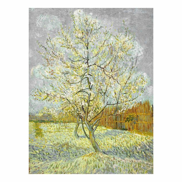 Quadros por movimento artístico Vincent van Gogh - Flowering Peach Tree
