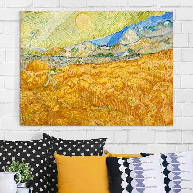 decoraçoes cozinha Vincent Van Gogh - The Harvest, The Grain Field
