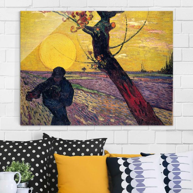 decoraçao cozinha Vincent Van Gogh - Sower With Setting Sun