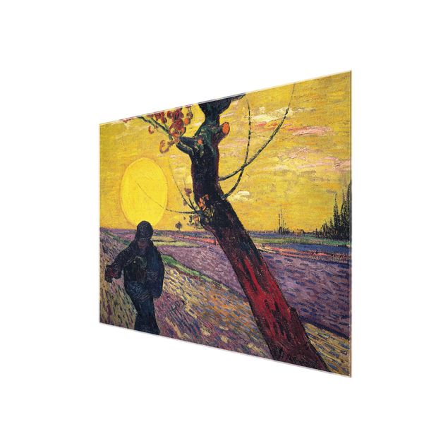 Quadros famosos Vincent Van Gogh - Sower With Setting Sun