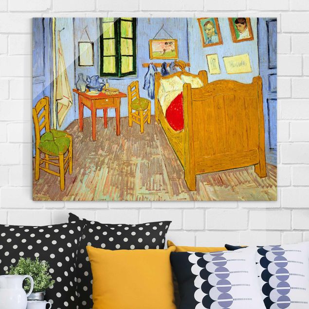 decoraçao para parede de cozinha Vincent Van Gogh - Bedroom In Arles