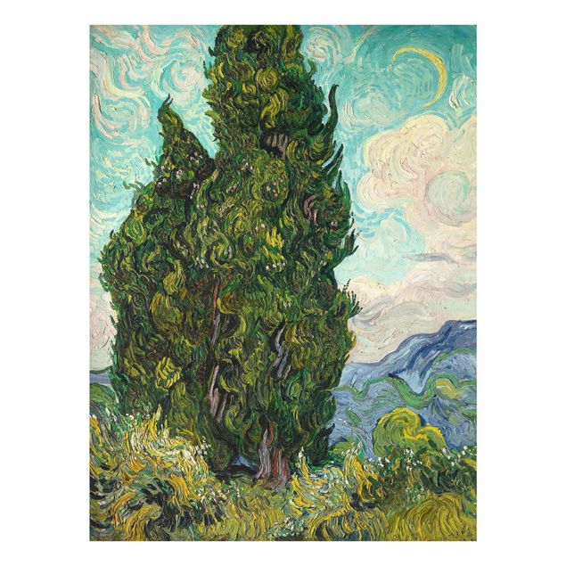 Quadros por movimento artístico Vincent van Gogh - Cypresses