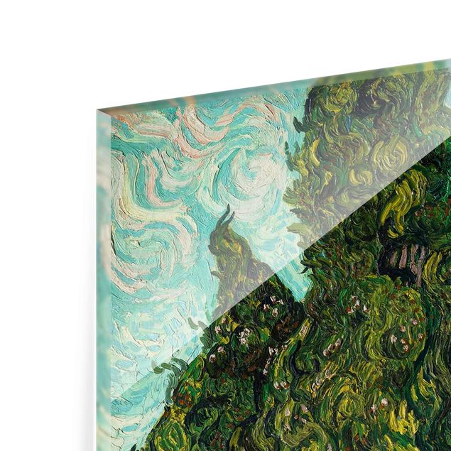 quadros de paisagens Vincent van Gogh - Cypresses