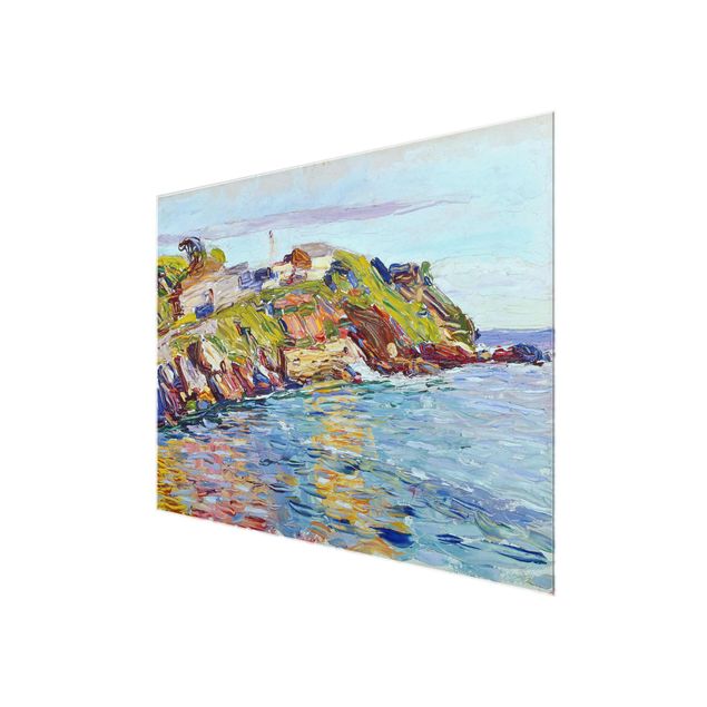Quadros em vidro abstratos Wassily Kandinsky - Rapallo, The Bay