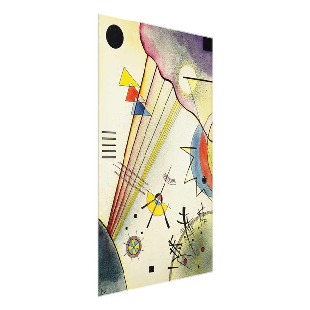 Quadros em vidro abstratos Wassily Kandinsky - Significant Connection