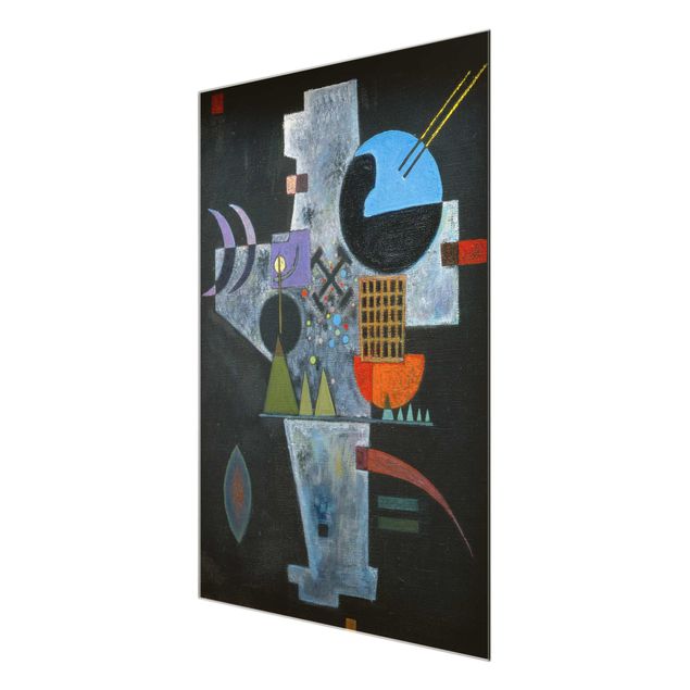 quadros abstratos para sala Wassily Kandinsky - Cross Shape