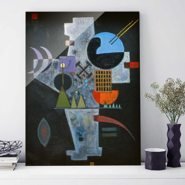 Quadros movimento artístico Expressionismo Wassily Kandinsky - Cross Shape