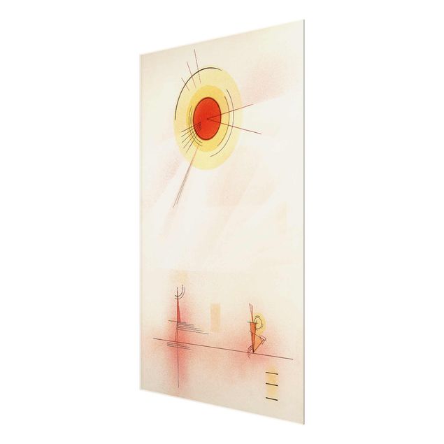 quadros abstratos para sala Wassily Kandinsky - Rays