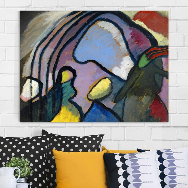 Quadros movimento artístico Expressionismo Wassily Kandinsky - Study For Improvisation 10