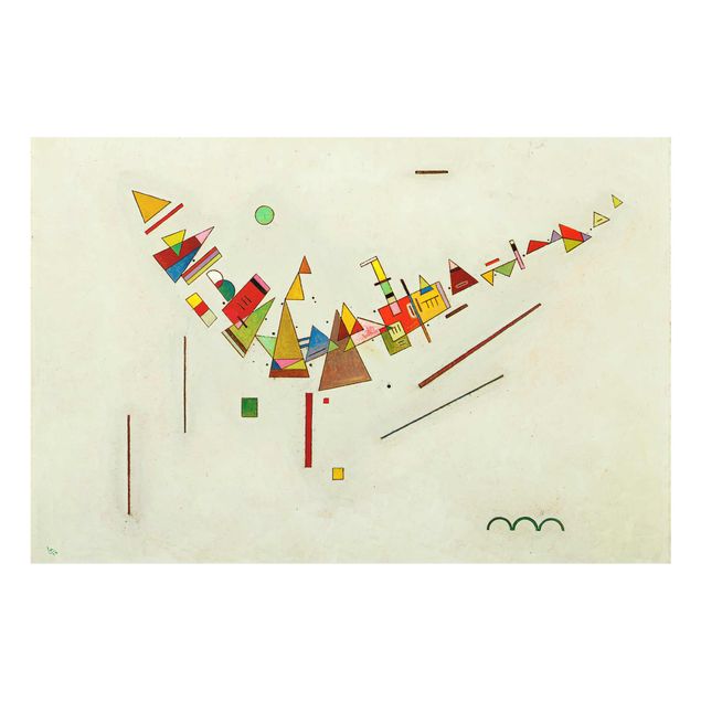 Quadros famosos Wassily Kandinsky - Angular Swing