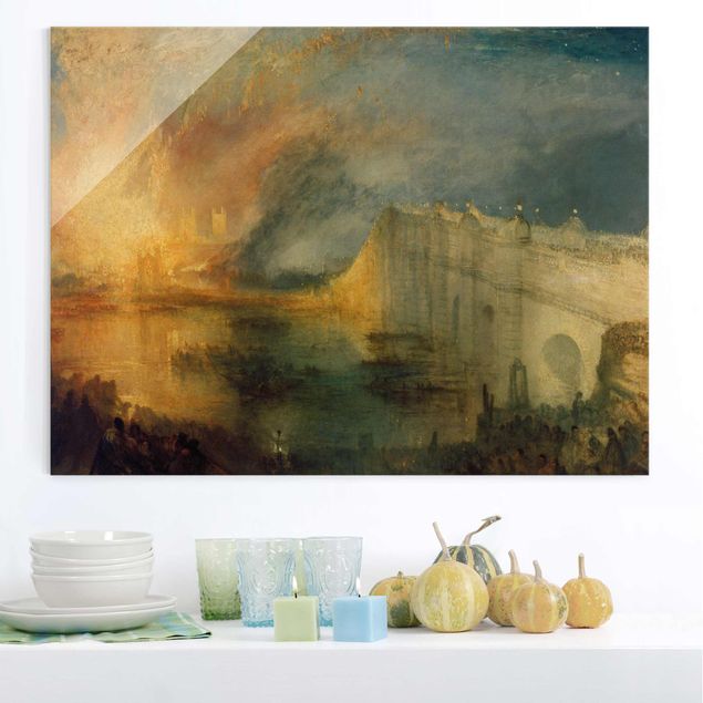 decoraçoes cozinha William Turner - The Burning Of The Houses Of Lords And Commons