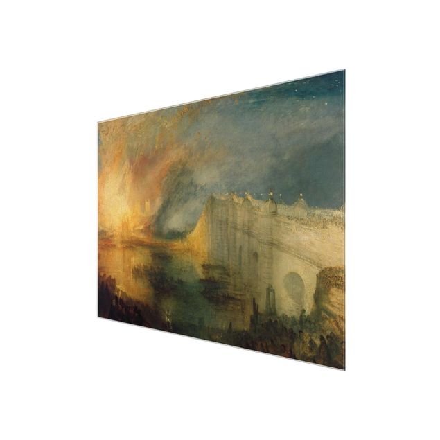 Quadros famosos William Turner - The Burning Of The Houses Of Lords And Commons