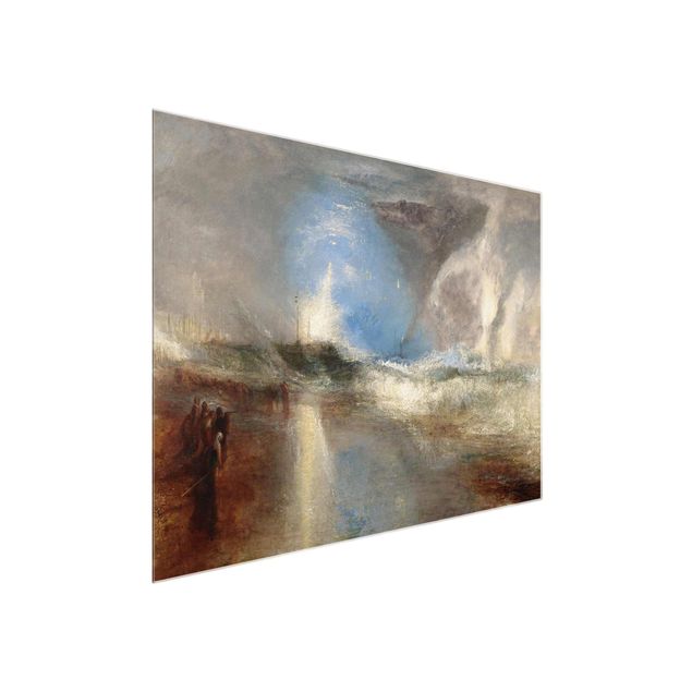 quadro com paisagens William Turner - Rockets And Blue Lights (Close At Hand) To Warn Steamboats Of Shoal Water