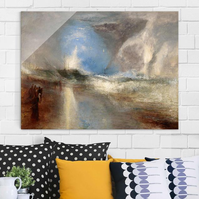 decoraçao para parede de cozinha William Turner - Rockets And Blue Lights (Close At Hand) To Warn Steamboats Of Shoal Water