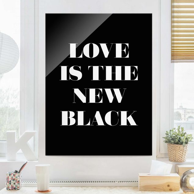 decoraçao para parede de cozinha Love Is The New Black