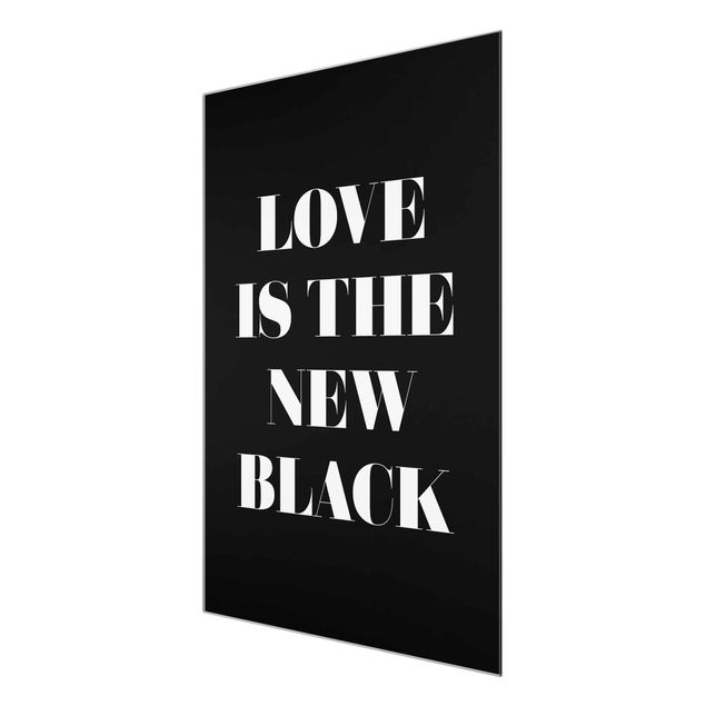 quadros preto e branco para decoração Love Is The New Black