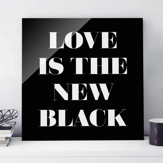 decoraçao para parede de cozinha Love Is The New Black