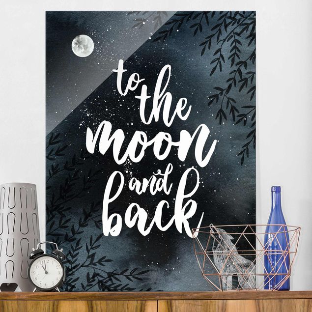 decoraçao cozinha Love You To The Moon And Back
