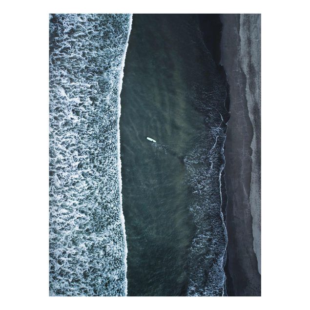 Quadros em vidro praia Aerial View - The Challenger