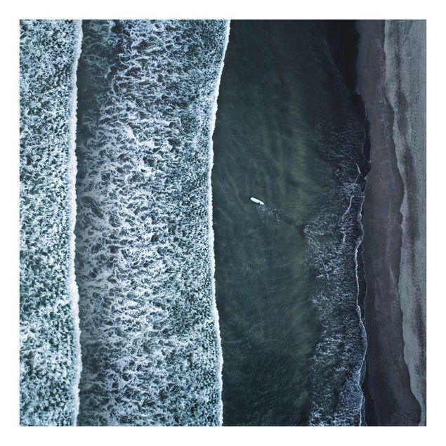 Quadros em vidro praia Aerial View - The Challenger