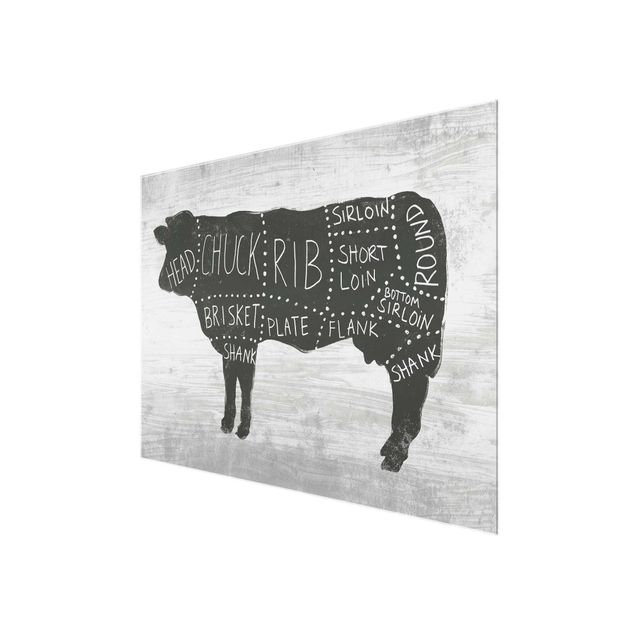 Quadros decorativos Butcher Board - Beef