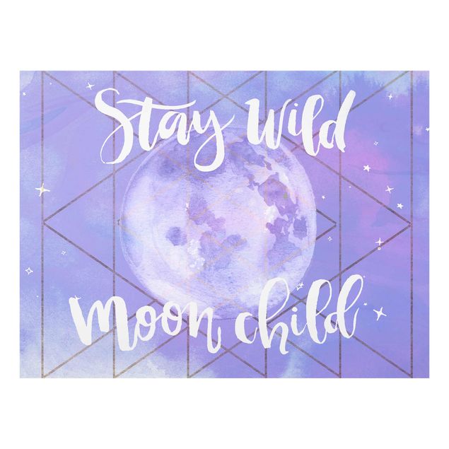 Quadros em lilás Moon Child - Stay Wild