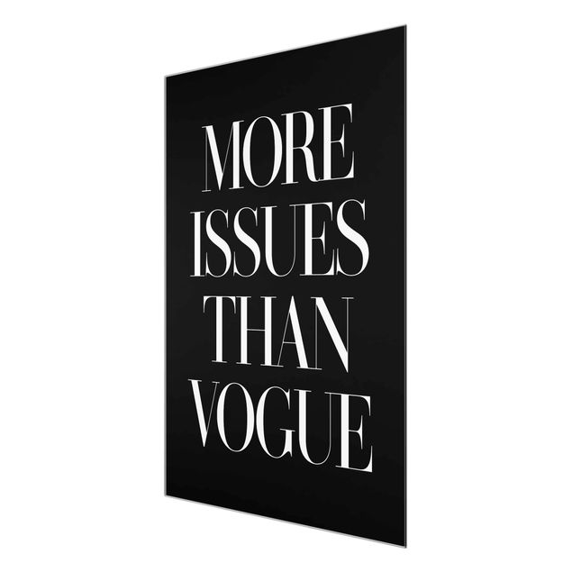 quadros em preto e branco More Issues Than Vogue
