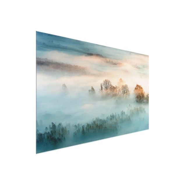 quadro com paisagens Fog At Sunrise