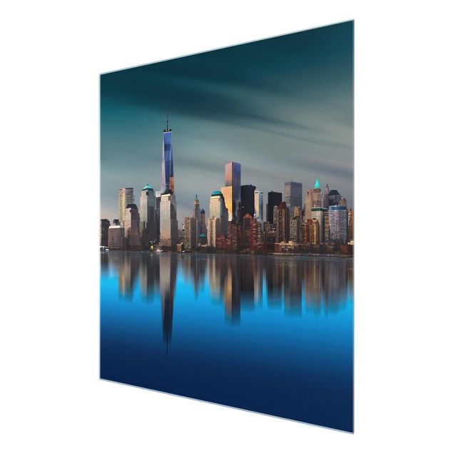 quadros modernos para quarto de casal New York World Trade Center