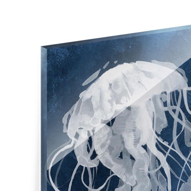 quadro de vidro Jellyfish Dance I