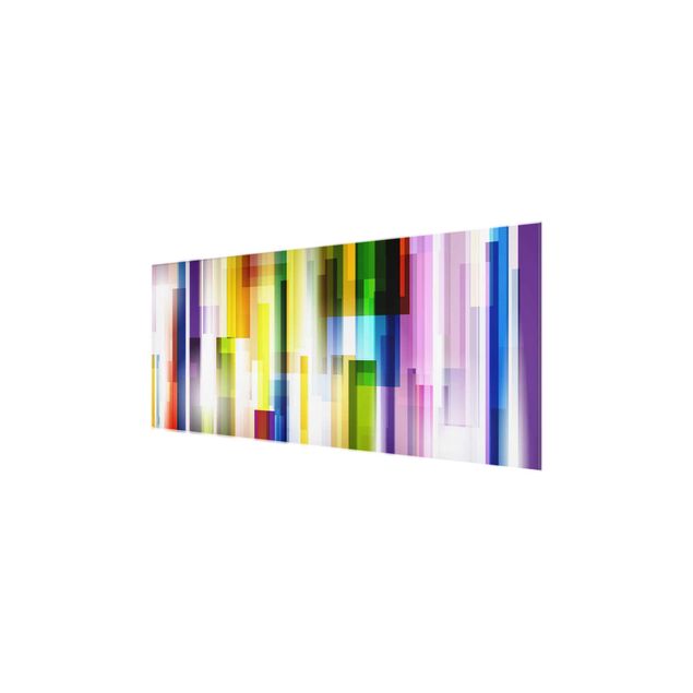 quadro em vidro Rainbow Cubes