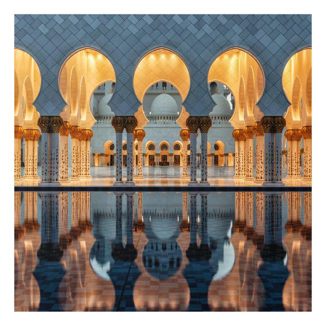 Quadros laranjas Reflections In The Mosque