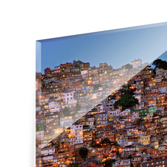 Quadros decorativos Rio De Janeiro Favela Sunset