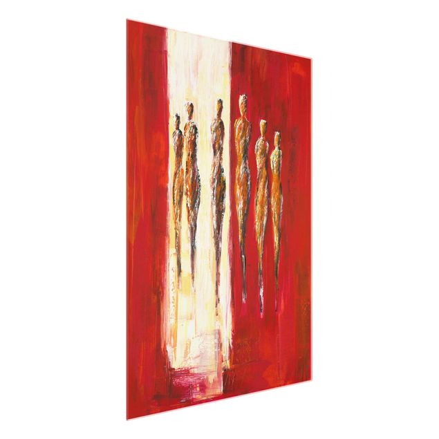 quadros abstratos para sala Petra Schüßler - Six Figures In Red