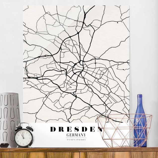 decoraçoes cozinha Dresden City Map - Classical