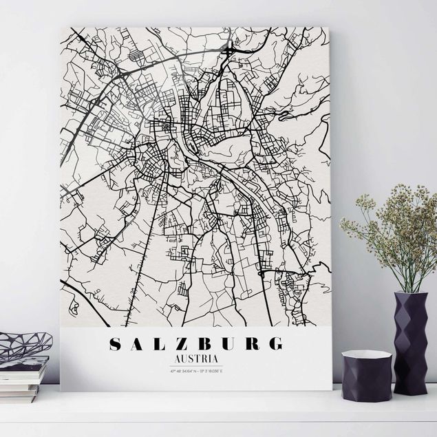 decoraçao cozinha Salzburg City Map - Classic