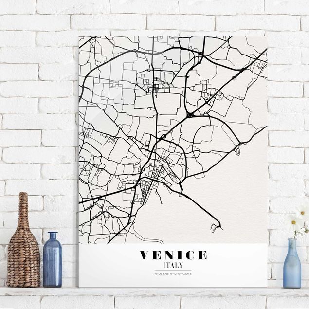 decoraçoes cozinha Venice City Map - Classic