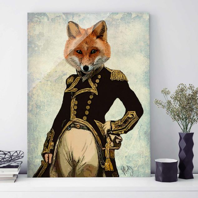 decoraçoes cozinha Animal Portrait - Fox Admiral