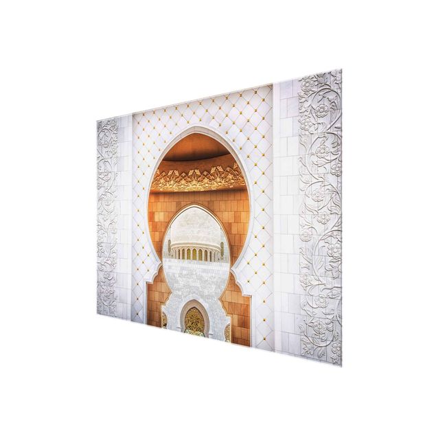 quadro de vidro Gate To The Mosque